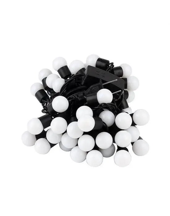 Omarı Renk Değiştiren Minik Toplarla Süslenmiş 40 Ledli Dekoratif Dolama Işık