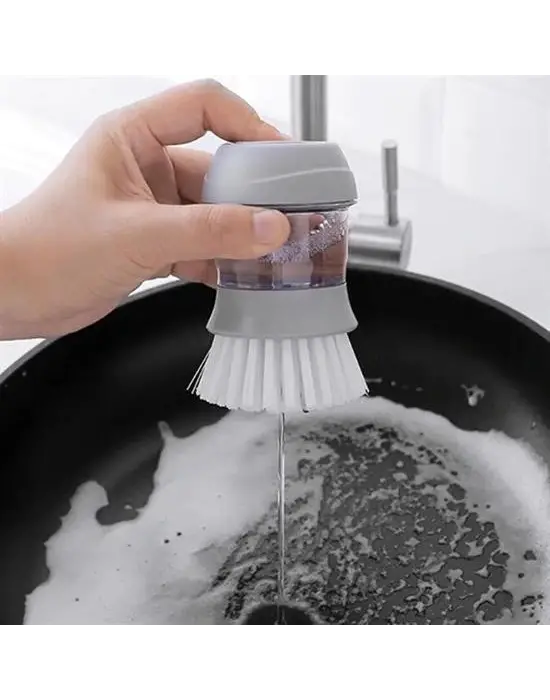 BUFFER® Deterjan Hazneli Kolay Bulaşık Yıkama Fırçası Bulaşık Sünger