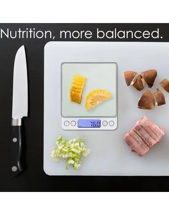 Omarı Dijital Hassas Mutfak Terazisi Gr/01 Gr Hassasiyet