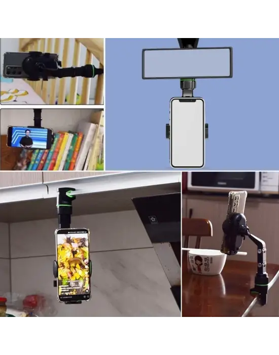 Omarı Pratik Eklemli Telefon Tutucu Aparat