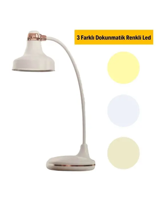 Omarı Modern LED Işıklı Çalışma Masası Lambası