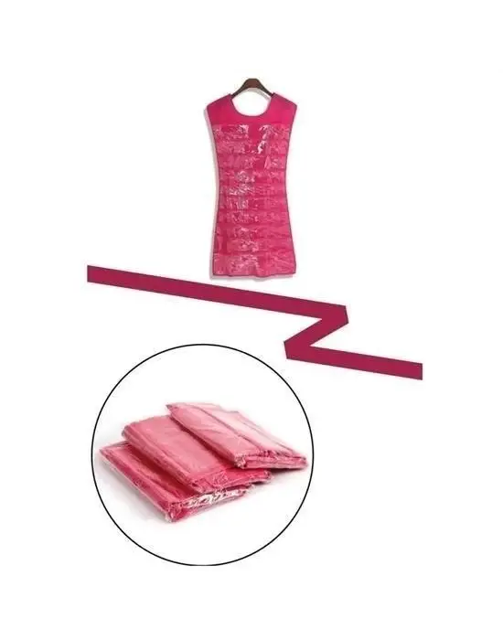 Omarı Elbise Şeklinde Takı Organizatörü - İki Taraflı Mücevher ve Takı Düzenleyici