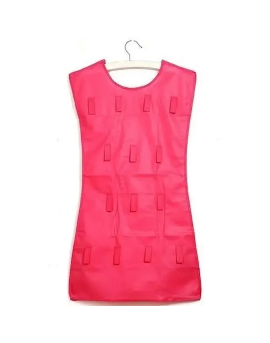 Omarı Modern Takı Saklama Çözümü - Pembe Elbise Şeklinde