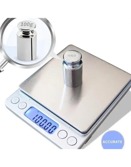 Omarı Dijital Hassas Kantar Mutfak Tartısı - 3 kg Kapasiteli