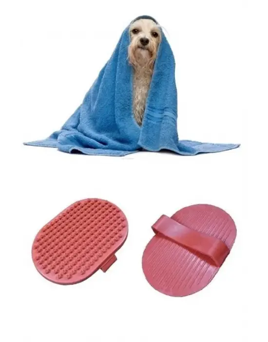 Omarı Yumuşak Dokunuşlu Evcil Hayvan Bakım Fırçası