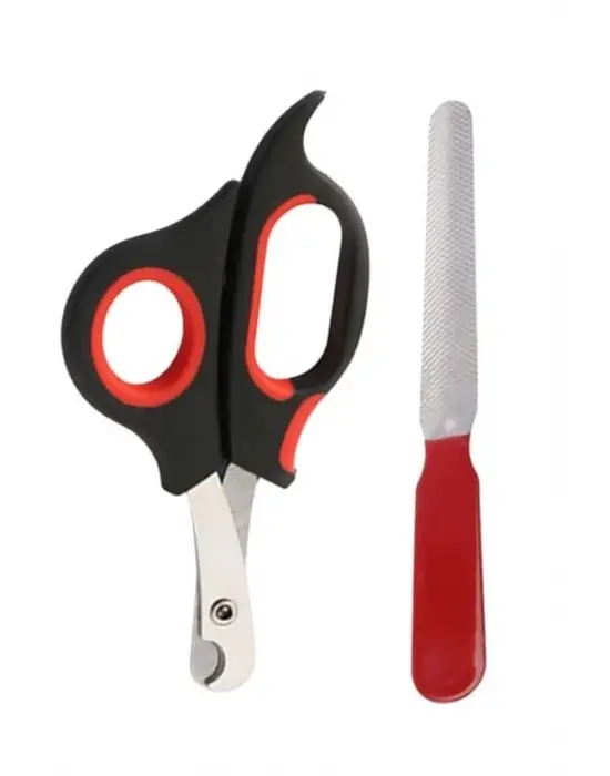 Omarı Evcil Hayvan Tırnak Bakım Seti - Profesyonel Pati Bakımı İçin Kaymaz Saplı