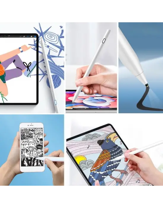 BUFFER® Evrensel Tablet ve Dokunmatik Telefonlarla Uyumlu Hassas Çizim ve Tasarım Kalemi