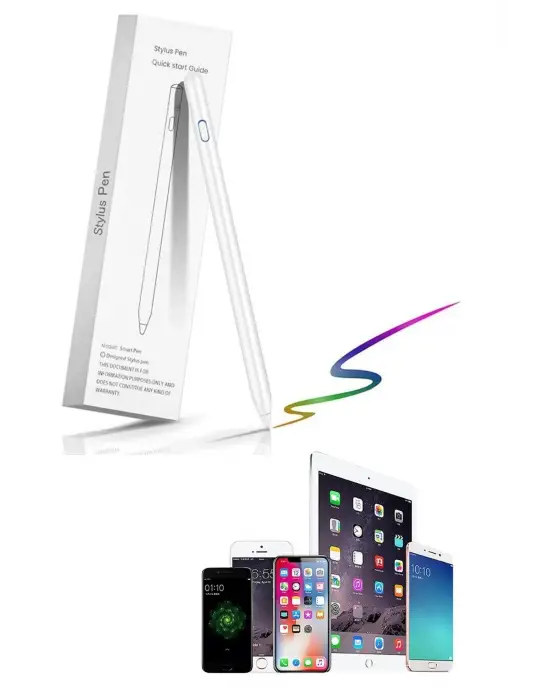 BUFFER® Evrensel Tablet ve Dokunmatik Telefonlarla Uyumlu Hassas Çizim ve Tasarım Kalemi