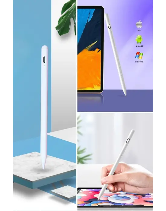 BUFFER® Evrensel Tablet ve Dokunmatik Telefonlarla Uyumlu Hassas Çizim ve Tasarım Kalemi