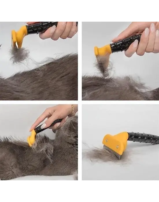 Omarı Yumuşak ve Etkili Kedi ve Köpek Tüy Toplama Tarağı