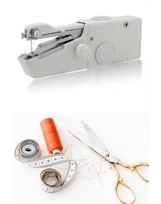 Omarı Pratik Taşınabilir El Dikiş Makinesi