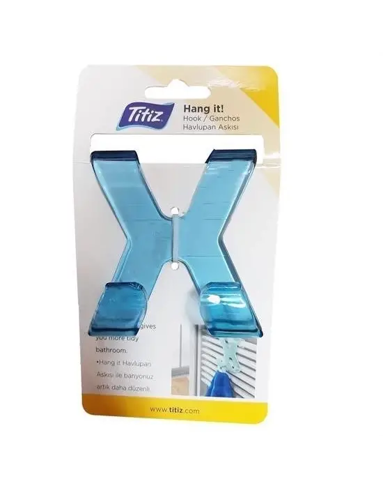 Omarı Pratik ve Taşınabilir 2 Kancalı Banyo Askısı
