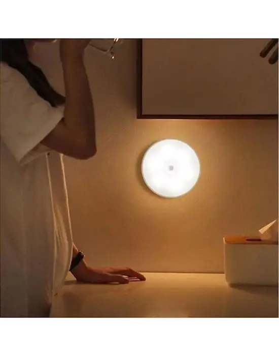Omarı Hareket Sensörlü Usb Şarjlı Spot Lamba LED Yapışkanlı Model
