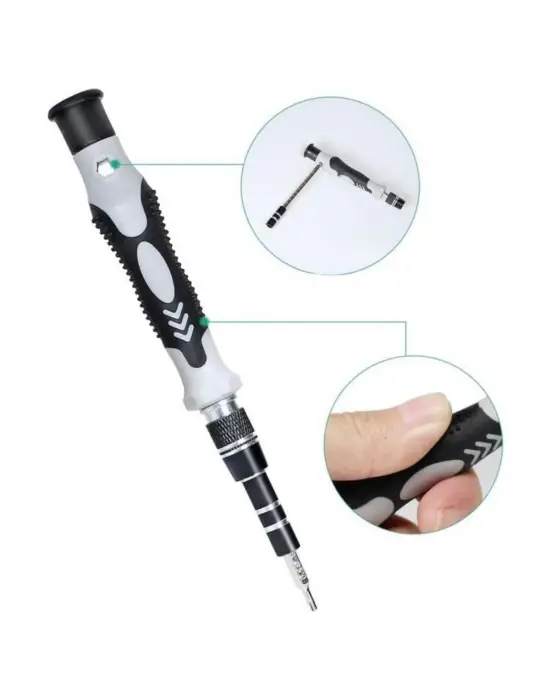 Omarı Hassas Tornavida Seti - Parça Manyetik Onarım Aracı Seti