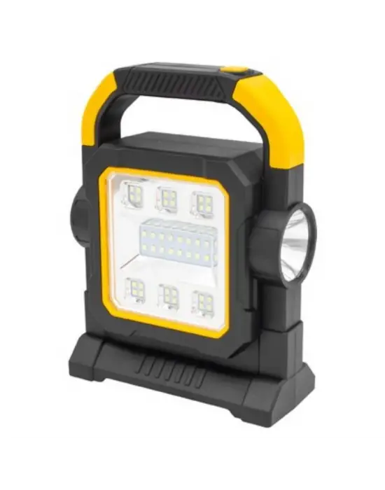Omarı Taşınabilir Solar LED Çalışma Işığı | USB Çıkışlı Projektör Lamba