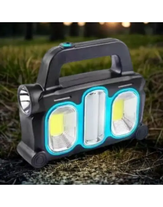 Omarı Güneş Enerjili Taşınabilir Çalışma Lambası – Powerbank Özellikli