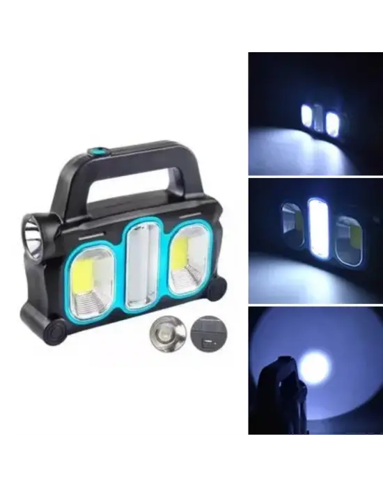 Omarı Güneş Enerjili Taşınabilir Çalışma Lambası – Powerbank Özellikli