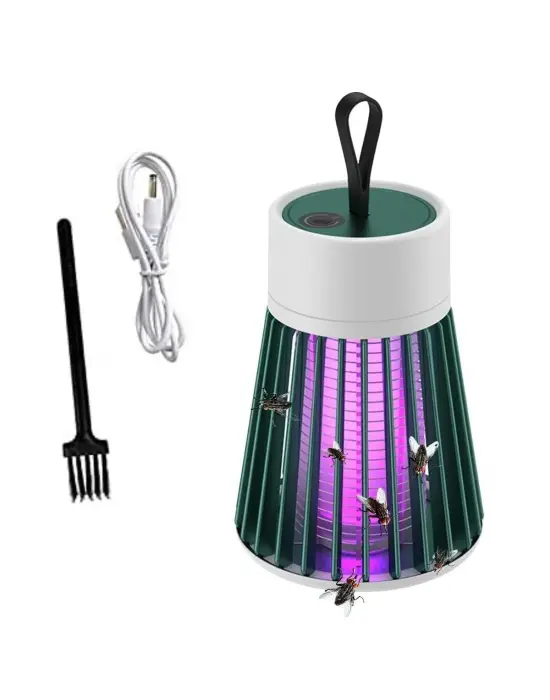 BUFFER® İç ve Dış Mekanlar İçin Şarjlı Sinek Öldürücü Sivrisinek Kovucu,UV Işıklı Sineksavar Taşınabilir Gece Lambası