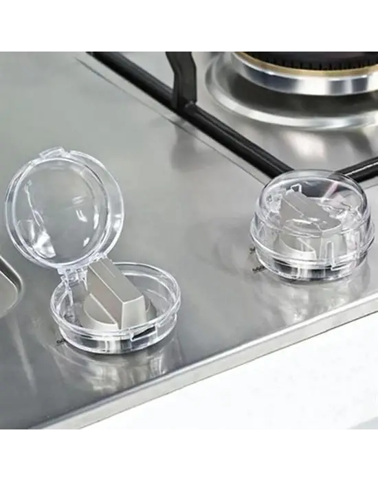 Omarı Isıya Dayanıklı Ocak Düğme Koruyucusu - Emniyet Düzeneği