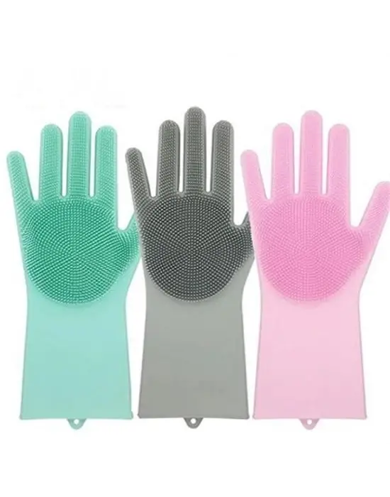 BUFFER® Isıya Dayanıklı Pratik Sihirli Silikon Bulaşık Yıkama Eldiveni