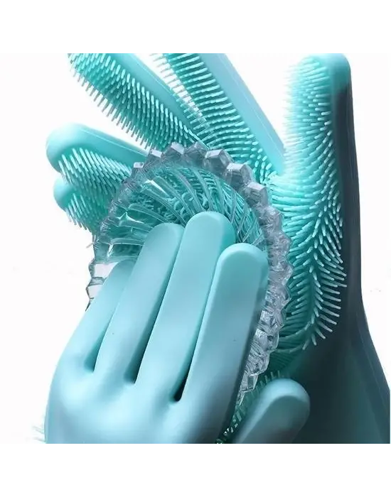 BUFFER® Isıya Dayanıklı Pratik Sihirli Silikon Bulaşık Yıkama Eldiveni