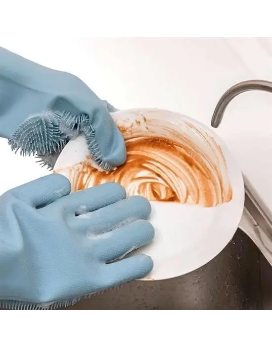 BUFFER® Isıya Dayanıklı Pratik Sihirli Silikon Bulaşık Yıkama Eldiveni