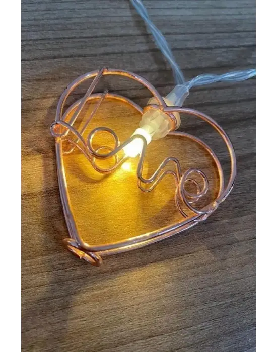 Omarı Kalpli Led Işık Zinciri - Doğum Günü Süsü & Aydınlatma