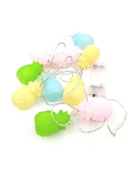 Omarı Dekoratif Karışık Renk Ananas Işık Zinciri