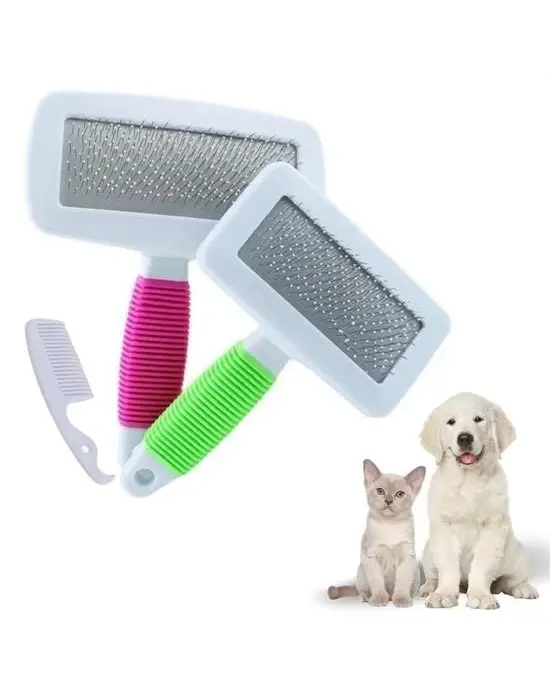 Omarı Evcil Hayvanlar için Telli Küçük Boy Tüy Bakım Seti ve Fırça