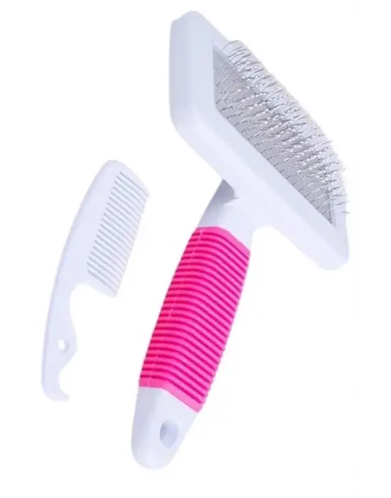 Omarı Evcil Hayvanlar için Telli Küçük Boy Tüy Bakım Seti ve Fırça