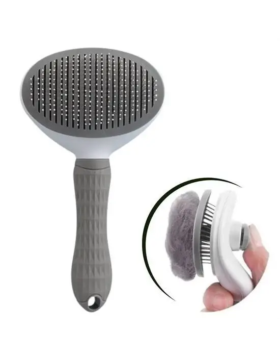 Omarı Kendini Temizleyebilen Ergonomik Rahat Tüy Toplayıcı Tarağı