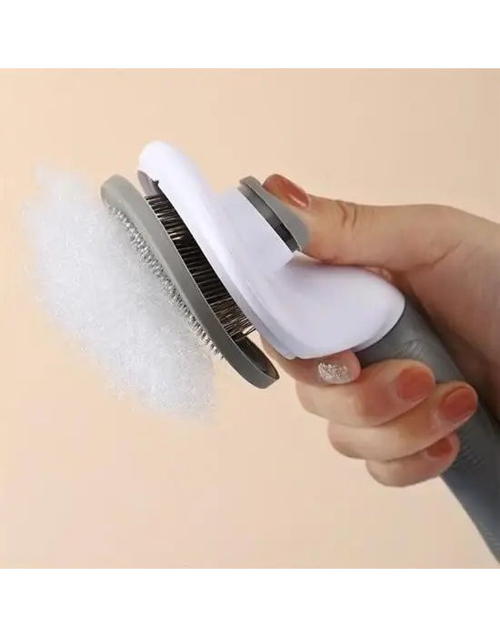 Omarı Kendini Temizleyebilen Ergonomik Rahat Tüy Toplayıcı Tarağı