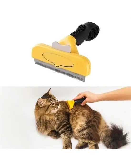 Omarı Kısa Tüy İçin Profesyonel Tüy Toplayıcı Tarak - Large Boy