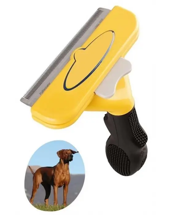 Omarı Kısa Tüy İçin Profesyonel Tüy Toplayıcı Tarak - Large Boy