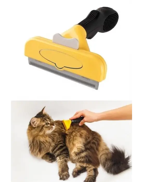 Omarı Kısa Tüy İçin Profesyonel Tüy Toplayıcı Tarak - Large Boy