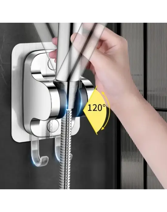 Omarı Güçlü Askılı Duş Başlık Tutucu