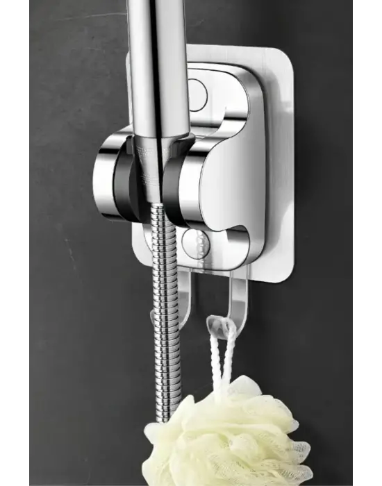 Omarı Güçlü Askılı Duş Başlık Tutucu