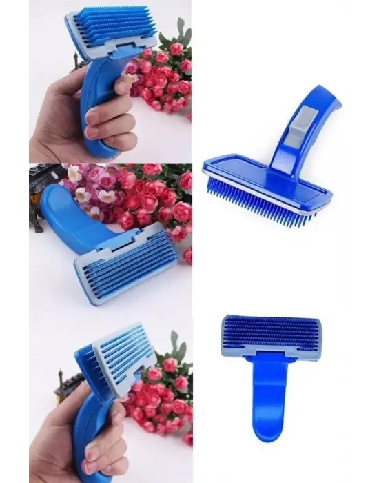 Omarı Kendini Temizleyen Evcil Hayvan Tüy Bakım Tarakları