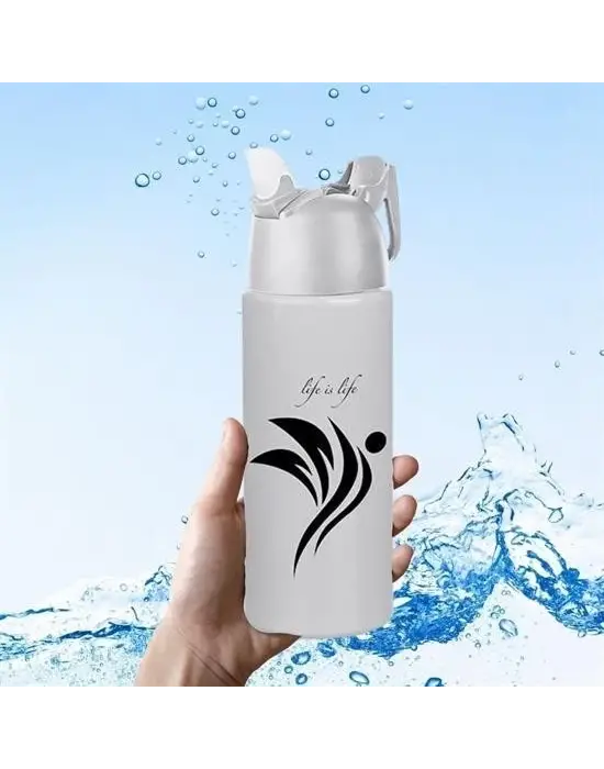 Omarı Kilitlenebilen Matara ile Sporcu Matarası 700ml