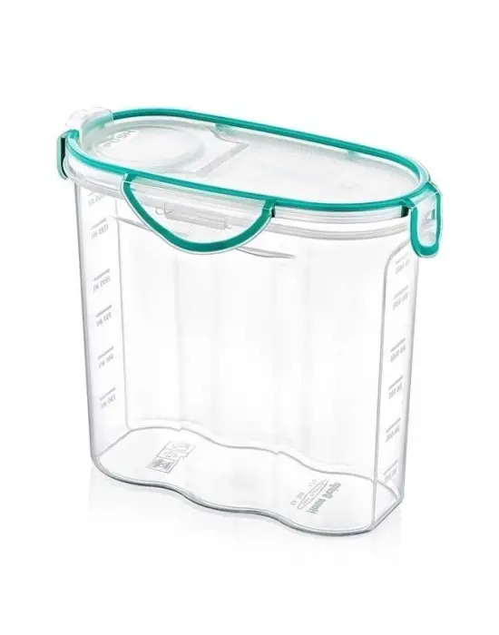 Omarı Hava ve Sıvı Geçirmez Kilitli Contalı Erzak Saklama Kabı