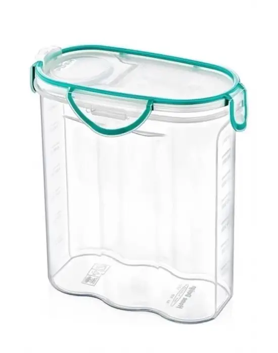 Omarı Su ve Hava Geçirmez Contalı 2,4 Litre Erzak Saklama Kabı