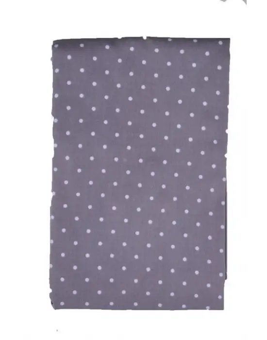 Omarı Pratik Bebek Emzirme Önlüğü Gri Puantiyeli