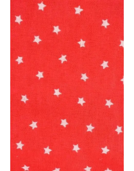 Omarı Kemerli Yıldız Desenli Bebek Emzirme Önlüğü Örtüsü