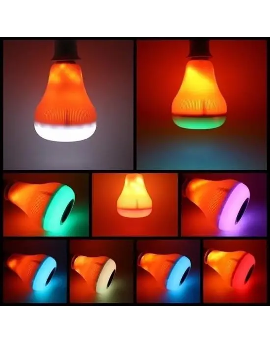 Omarı Bluetooth Kumandalı Hoparlör Ampul LD-37