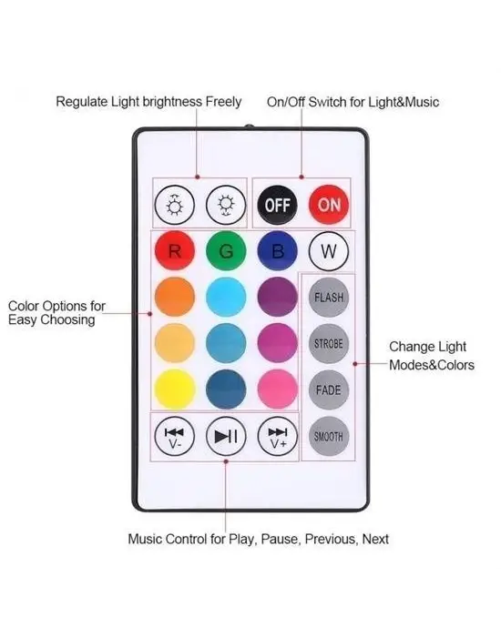 Omarı Bluetooth Kumandalı Hoparlör Ampul LD-37