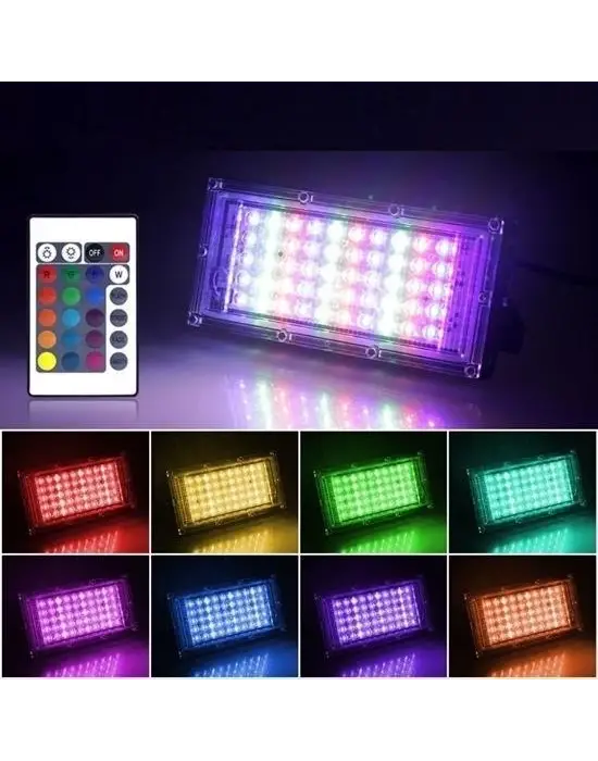 Omarı Renkli RGB Led Panel Işık - Dış Cephe Aydınlatması