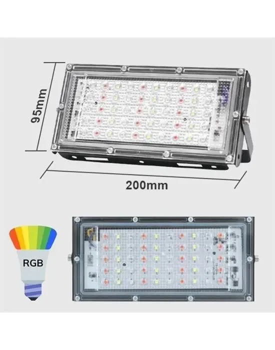 Omarı Renkli RGB Led Panel Işık - Dış Cephe Aydınlatması