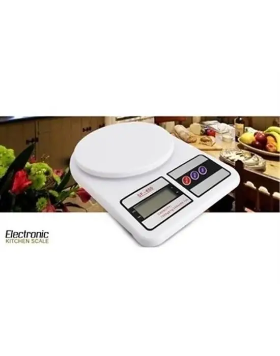 Omarı LCD Ekranlı Dijital Mutfak Terazisi