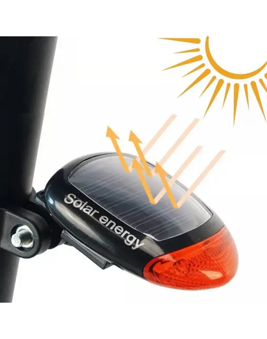 Omarı Güneş Enerjili Bisiklet Kuyruk Lambası