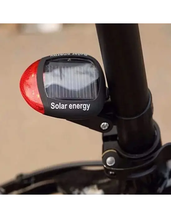 Omarı Güneş Enerjili Bisiklet Kuyruk Lambası